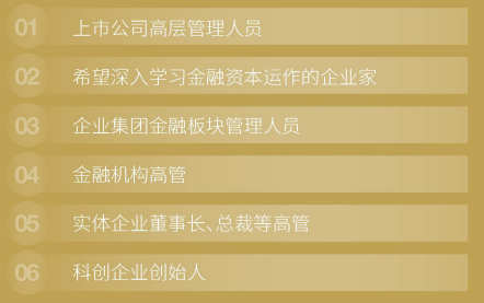 金融创新与上市并购董事长项目